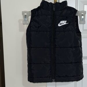 Nike Black Quilted Puffer Vest. Can be worn each season